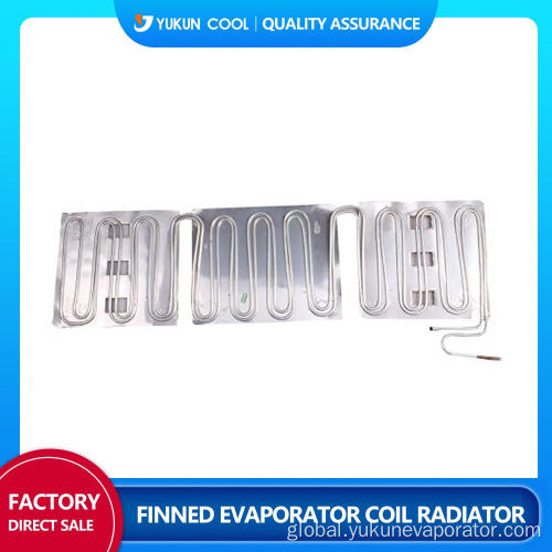 Customizable Refrigerator Spare Parts Finned evaporator coil radiator Factory